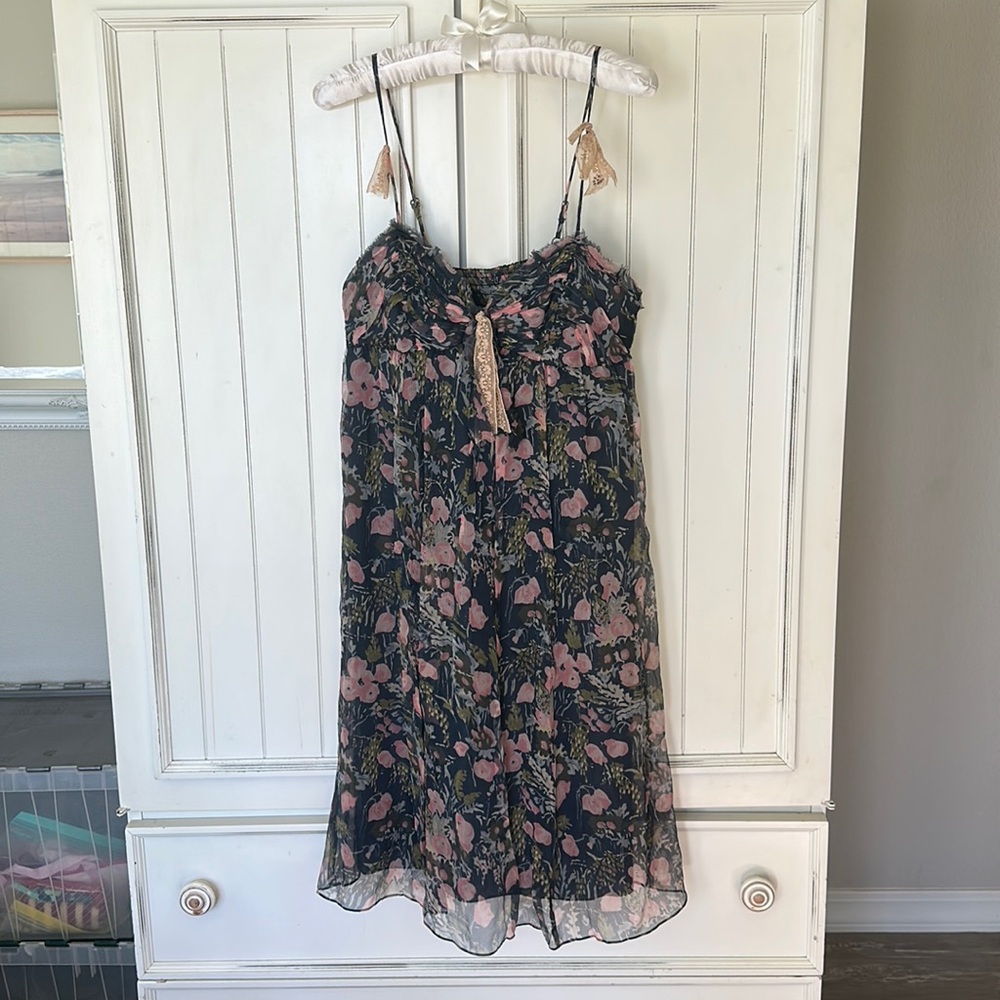 Sweet Rebecca Taylor spaghetti strap dress, size 6 🩷
